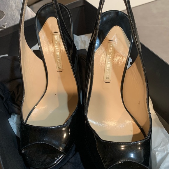 Nicholas Kirkwood Patent Leather Heel - Picture 2 of 9